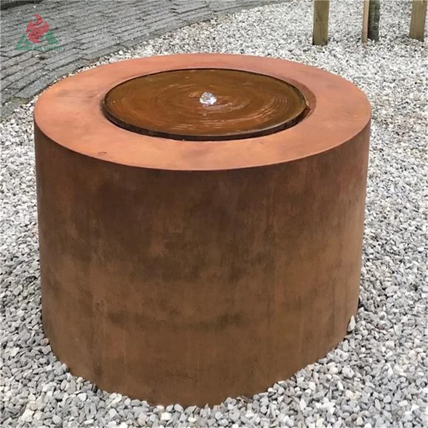 Скульптура водопада Corten водостойкий фонтан из ржавой