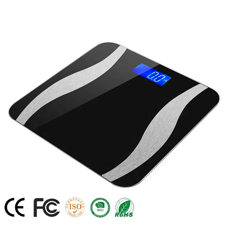 
NEW design ITO glass smart body fat weighing scale with app/android 