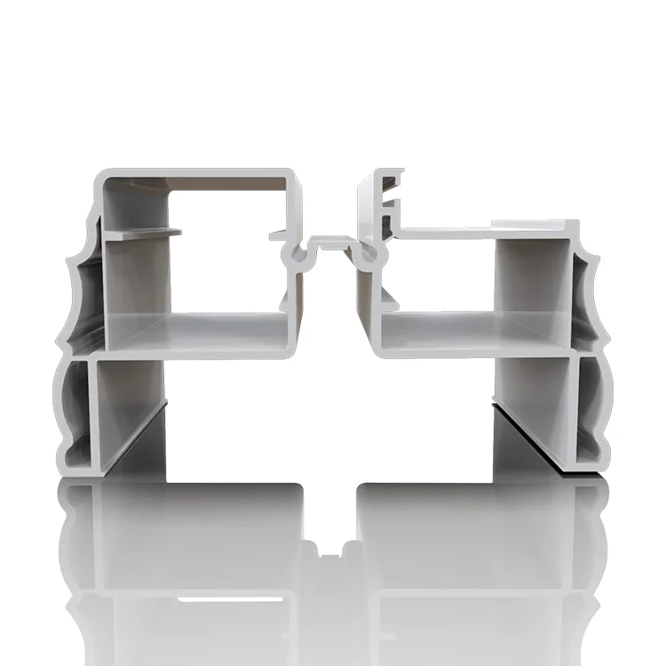 40# Series Greenhouse  fireproof ecofriendly Lead Free Pvc Plastic UPVC Profile For Door