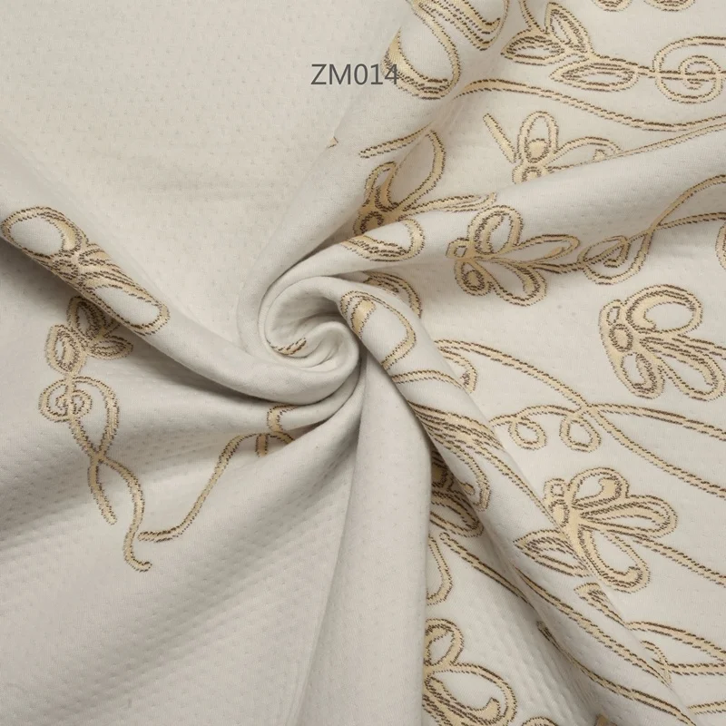 New Design Jacquard Knitted Quilting Polyester Fabric For Foam and Mattress