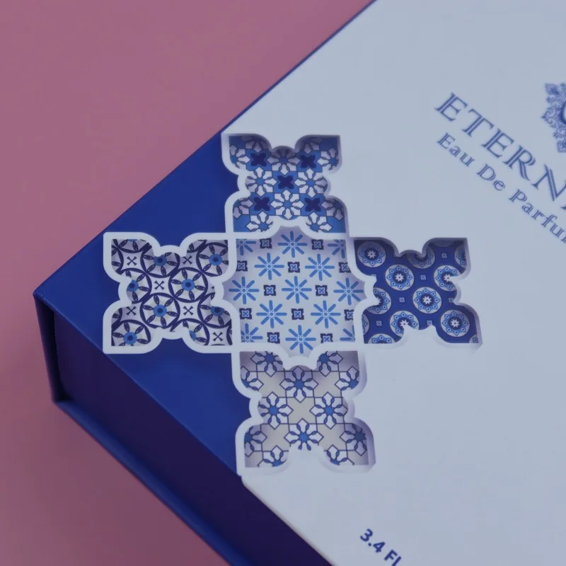 Custom Color Cardboard  Magnetic Box for Essential Oil 50ml Perfume Packing Box Paper Luxury Packaging Gift Box With logo