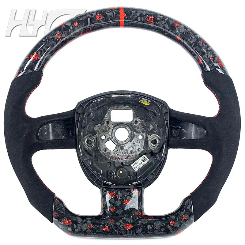 Customized sport forged carbon fiber steering wheel for Audi A3 A4 A5 A6 A7 S3 S4 S5 S6 S7 RS3 RS4 RS5