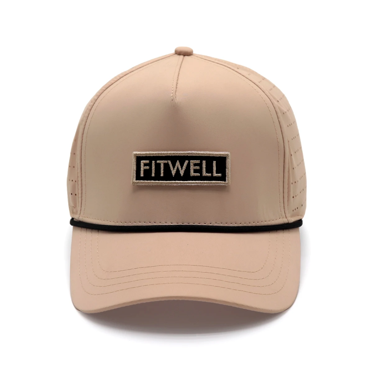 OEM Custom Design Your Own Embroidery Patch Logo 5 Panel Running Sport Gorras Cap Nylon Golf Rope Hat