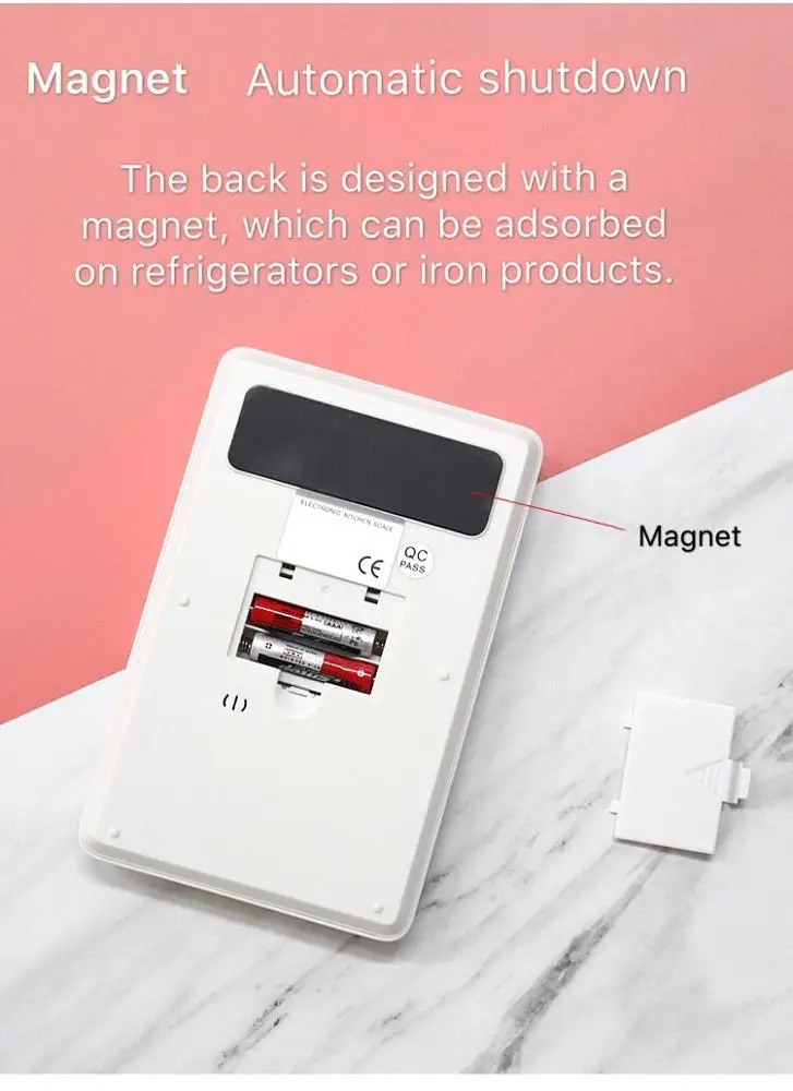 Digital Kitchen Scale with 5KG, Mini Multifunction Digital Scale with Measuring