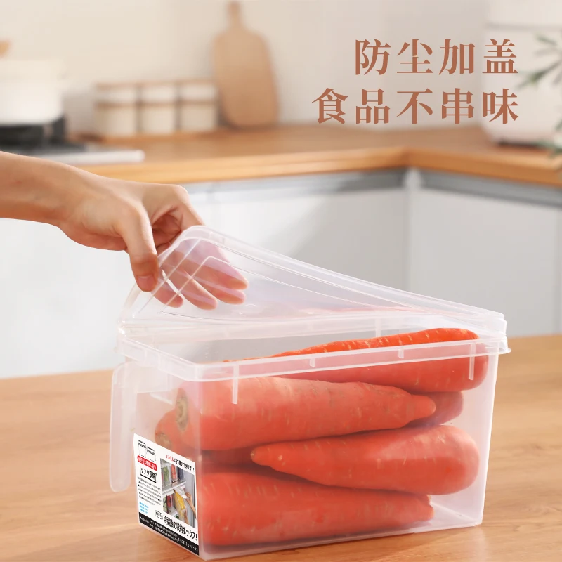 wholesale Plastic Kitchen Fridge Refrigerator Organizer Cabinet Freezer Pantry Storage Container Bins and Boxes with lid