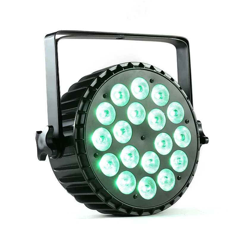 Factory Direct sales 18 RGBWYA 6-inch waterproof Par lights with DMX controlled sound activation for DJ disco nightclub parties