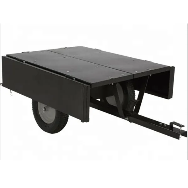 
china lawn trailer for garden or farm tilted trailer 