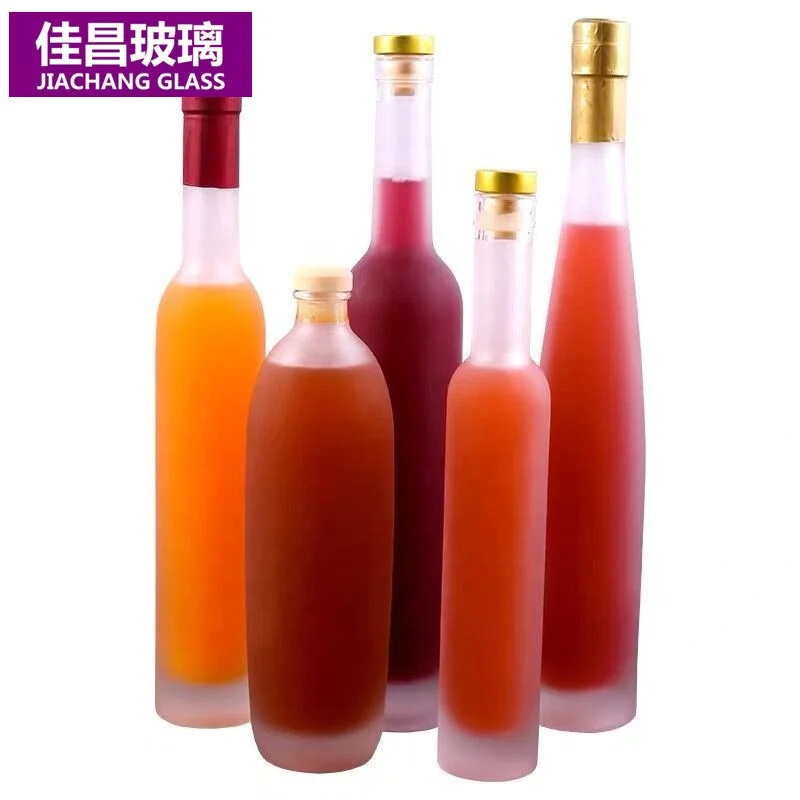 Wholesale 150ml 275ml 375ml 500ml Empty Whiskey Bottle Cocktail Wine Bottle Custom logo