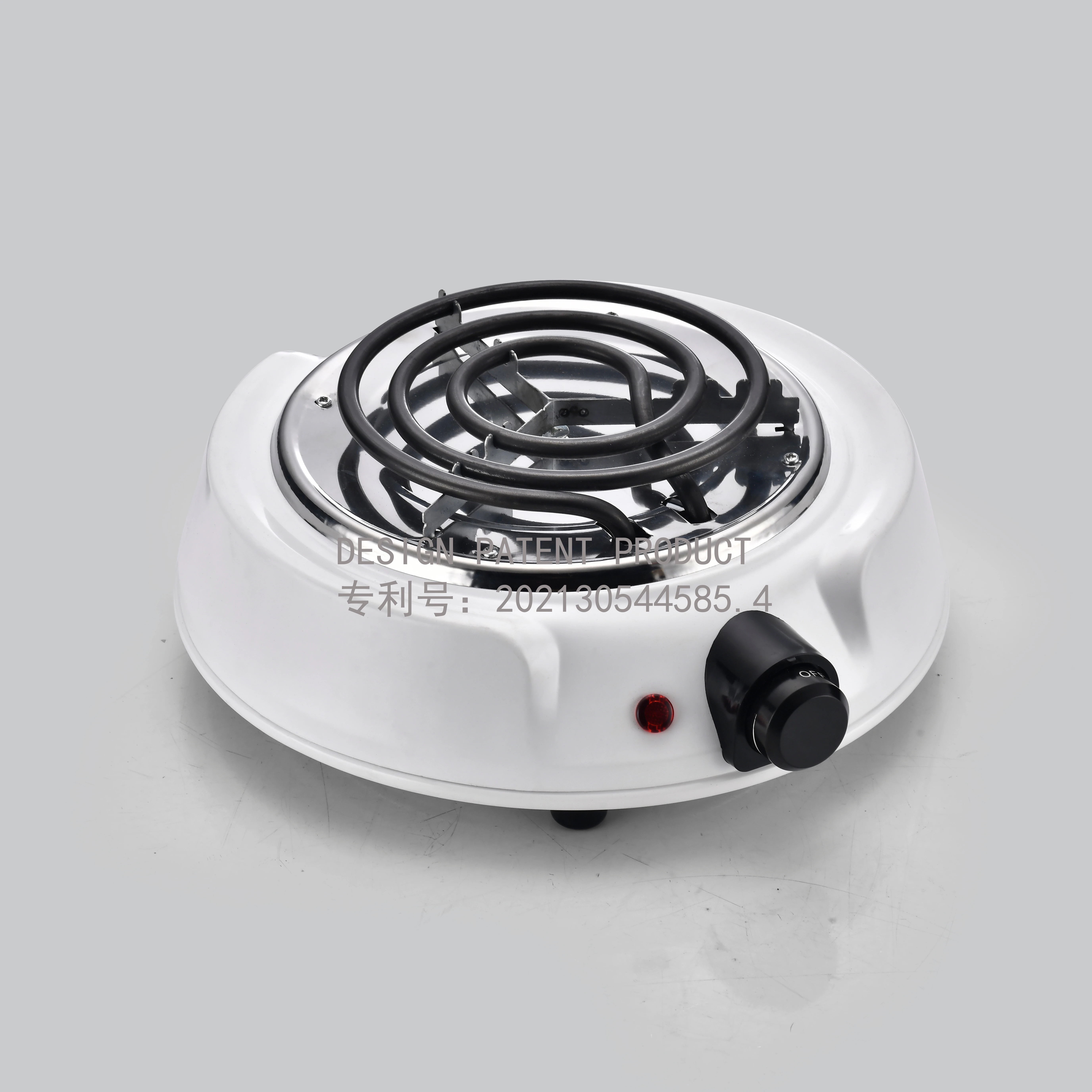 2022 new design patent electric single burner circular shape cooking hot plate coil stove OEM coffee milk warmer grill