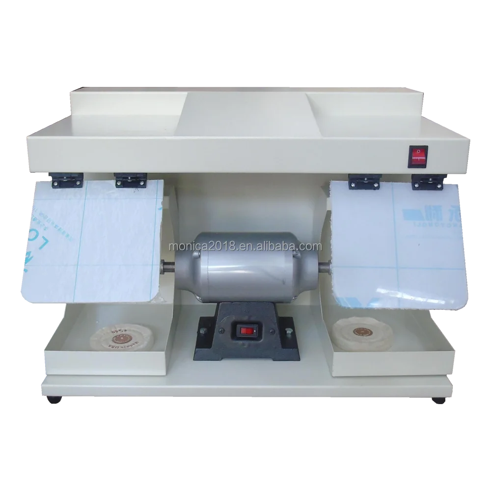 Dental lab equipment Hot sales Low noise dental lab polishing lathe machine with big cover