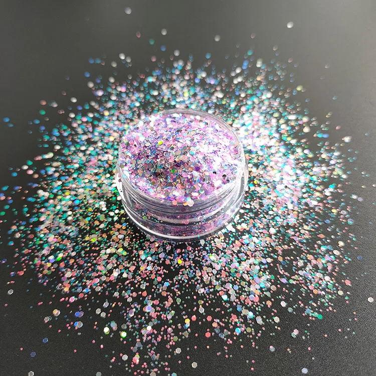 2022 Newest Chunky Glitter for Festival Beauty Makeup Face Body Hair Nails