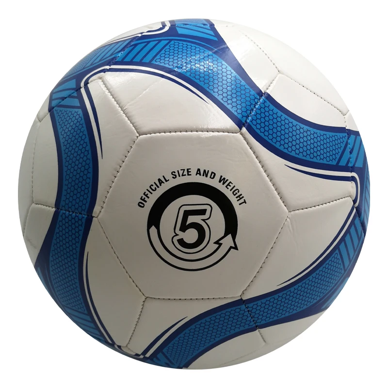 Custom your own logo machine sewing soccer ball PVC football