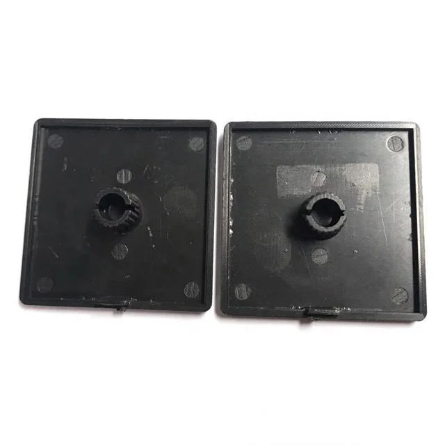 Прочный пластиковый 50x50 черный квадратный нейлоновый наконечник для 10-слота алюминиевого профиля