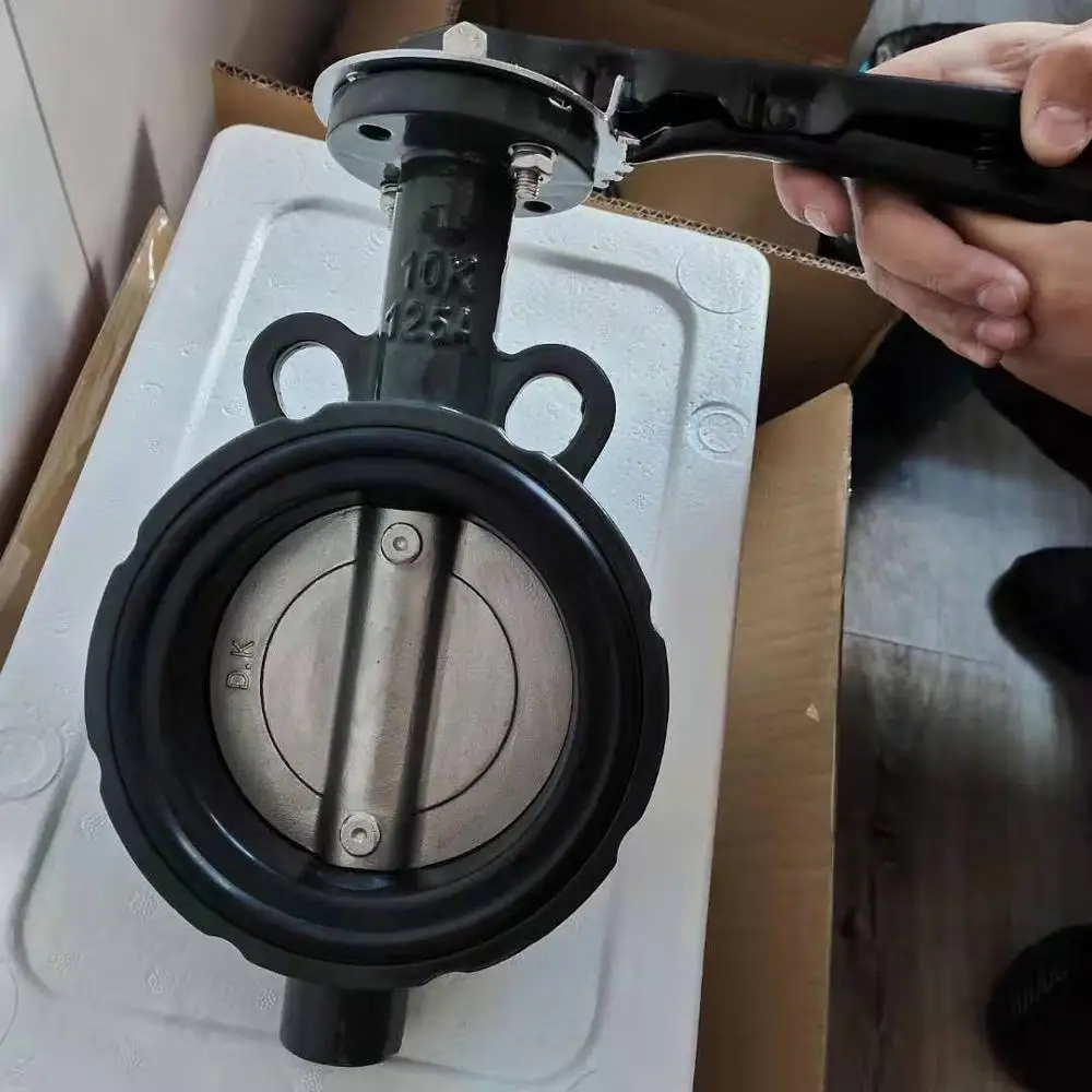 D71X-10 DK Корея межфланцевый Клапан-Бабочка