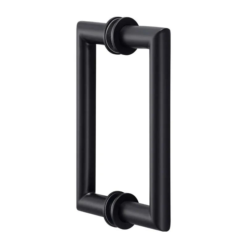 Glass Door Customized Matte Black Modern Stainless Steel Pull Push Handle Long Pull Handle Front Door