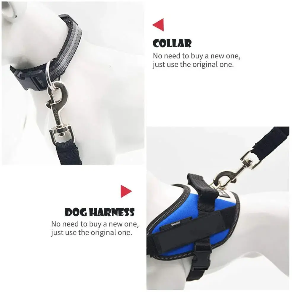 Outdoor Safety Pet Adjustable Harness Seat Belt Adjustable Dog Car Seat Strap Pet Cat Dog Car Seat Belt