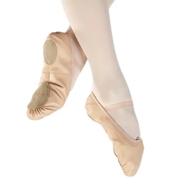 JW Girls Adult Soft Split Sole Leather Ballet Shoes Dance