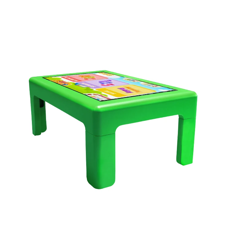 2K/4K high definition lcd video player interactive touch screen smart touch table with detachable legs