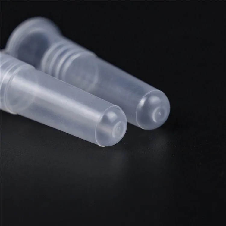 A saliva collection funnel and a dropper extraction tube used for saliva collection and extraction