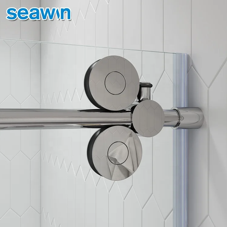 Bathroom Design Frameless Shower Glass Door Tempered Glass Sliding Shower Room
