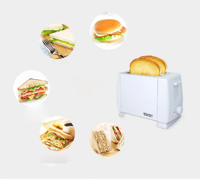 Hot Sale Kitchen Electric Bread Oven Toaster Maker Double-Side Heating Household Automatic Breakfast Toast Sandwich Maker
