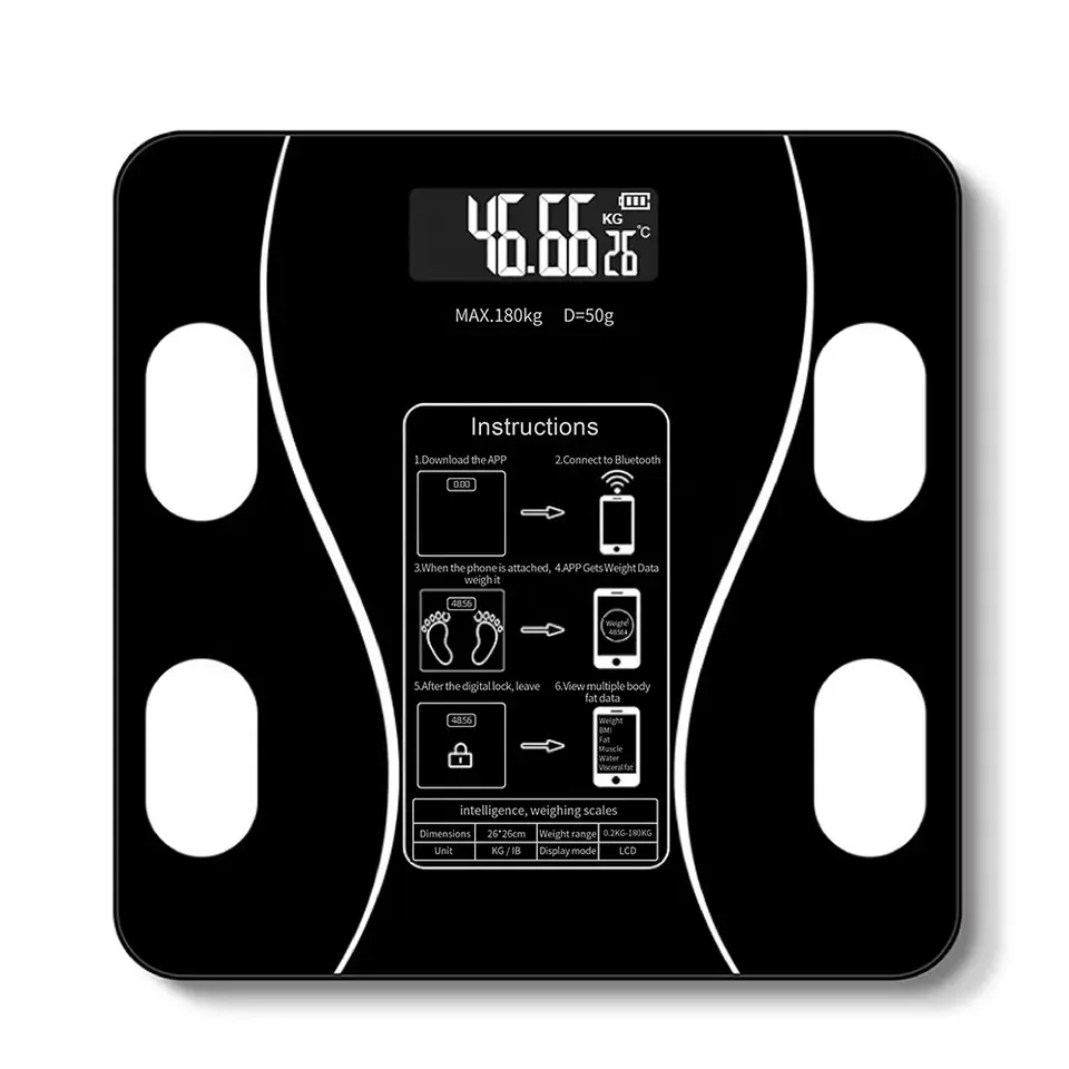Intelligent body fat scale household electronic scale body weight scale