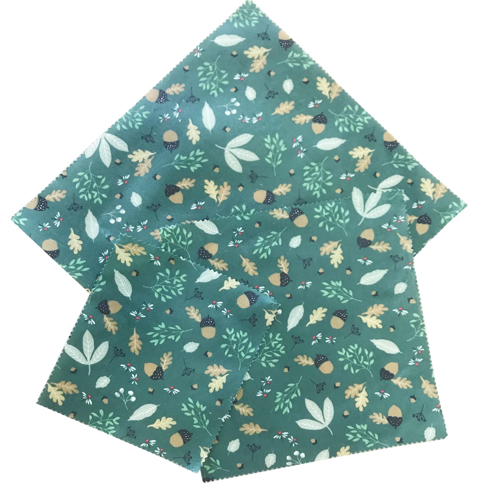 
Amazon GOTS LFGB Organic Non toxic Beeswax food wrap for school lunch wrapping 