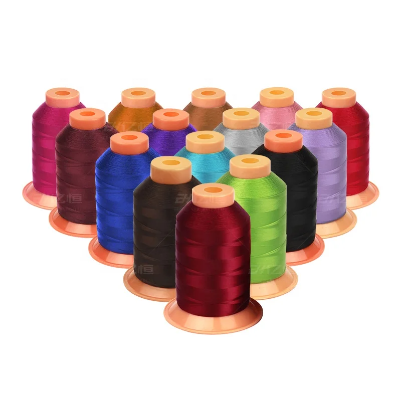 Factory customization tex 135 bonded nylon thread for sewing leather upholstery