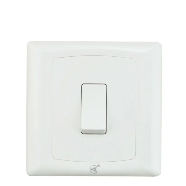 wenzhou BS screwless 1 gang 2 way single switch