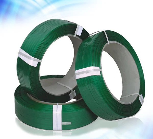 India PET Band Factory Polyester Strapping Band Size 12mm 16mm 18mm 19mm 1/2 inch 0.41 inch 5/8 inch USA market quality