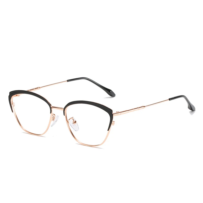 1931 Cat Eye Photocromic Glasses Anti Radiation 2 In 1 Blue Ray Photochromic Optical Frames For Men Women