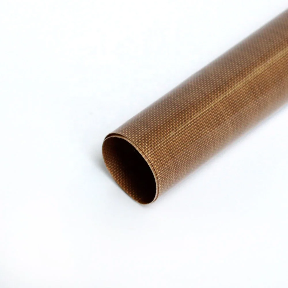 4- Brown Color Heat Resistant Non-sticky PTFE Coated Fiberglass Fabric Cloth Sheet for Heat Press Cover