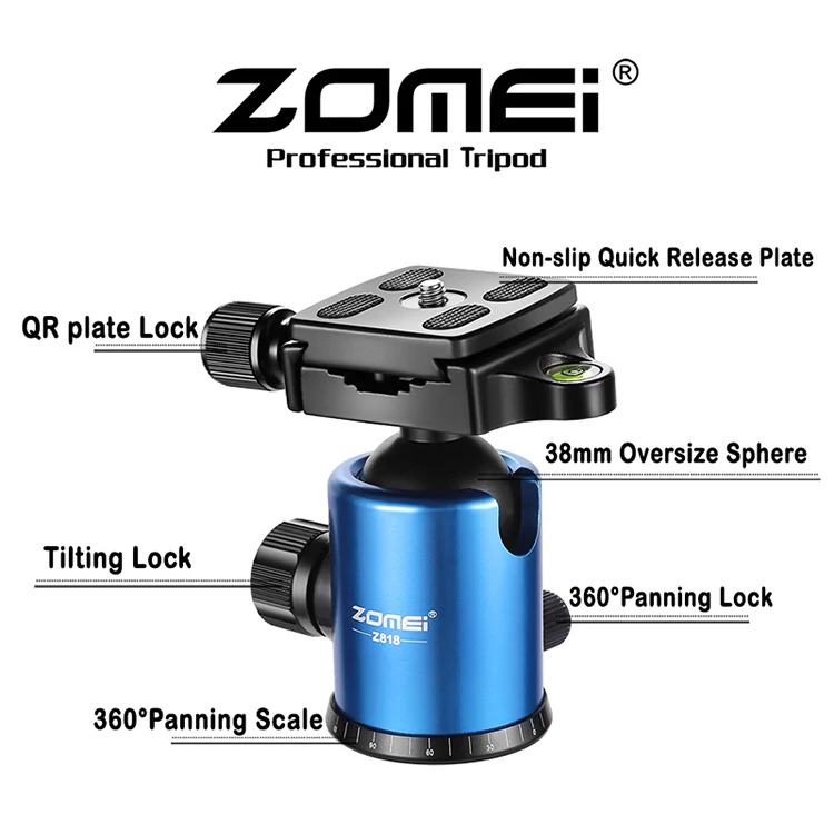 Zomei Telescope Fishing DV portable Camera and VCR Tripod