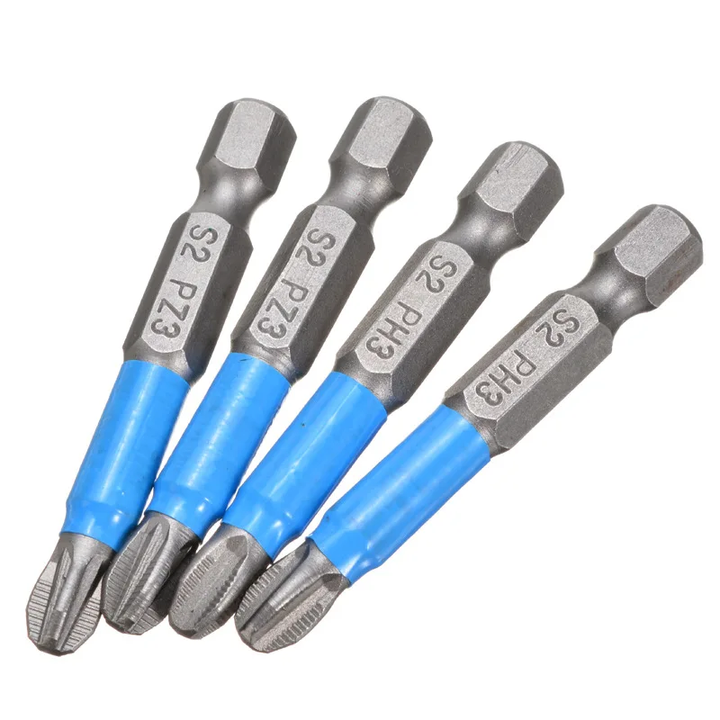 Magnetic Screwdriver Bits Set Anti-slip 1/4 Hex Shank Fit Hand Electric Drill Driver Tool Part Accessory