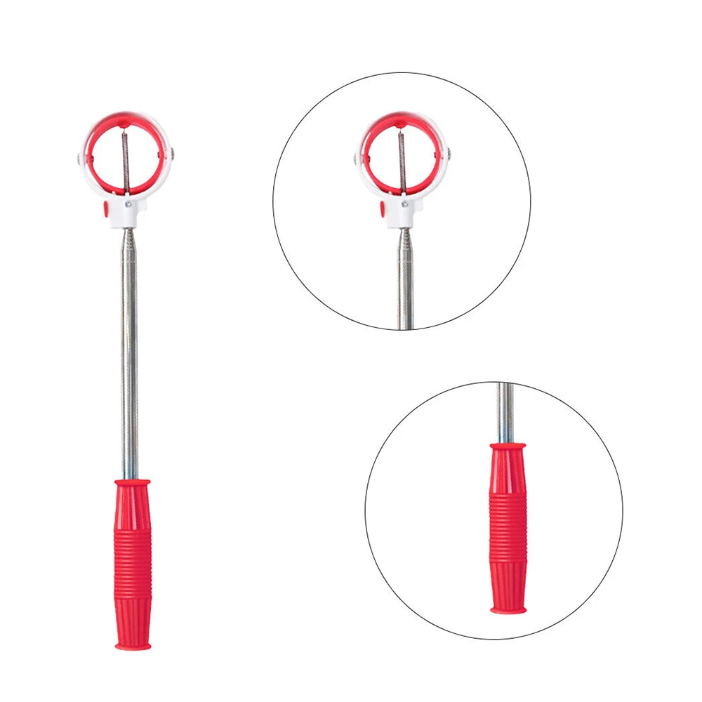 PRIMUS GOLF Professional Golf Ball Picker Stainless Steel Telescopic 8 Sections Non Slip Handle Golf Ball Retriever