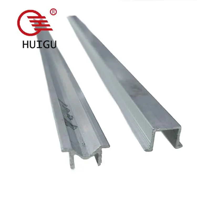 Upper rail/Lower rail Aluminum kitchen cabinet profile doors and windows for aluminum profile