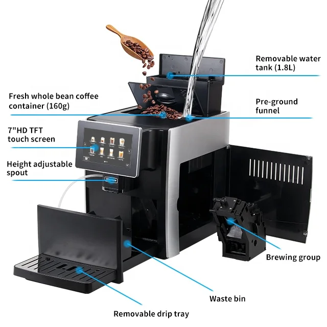 CE Certified Professional Coffee, Tea & Espresso Supplies Automatic Coffee Machine