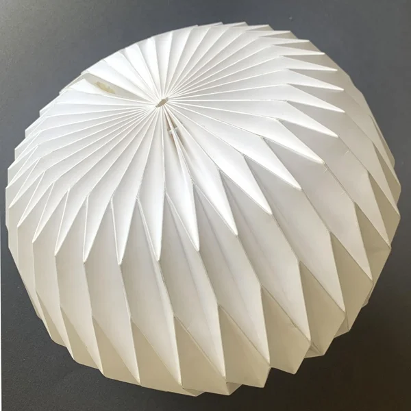 New Arrival Popular White Origami Paper Lamp Shade for Hanging Light