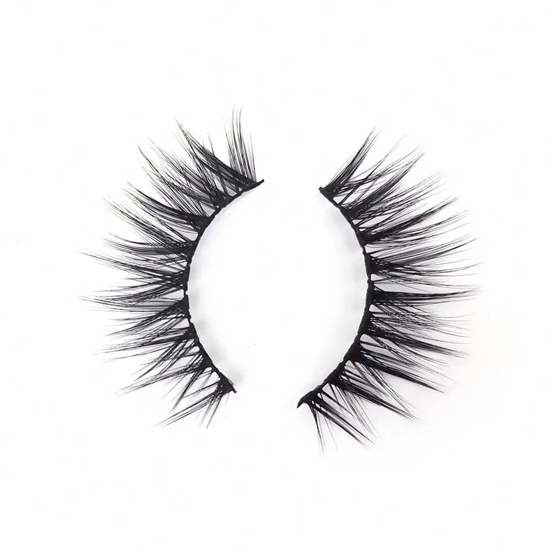 Популярные мягкие продукты нового дизайна шелковые ресницы волокна синтетические накладные ресницы