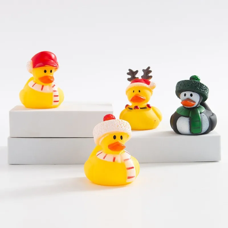 SY2025 Wholesale Halloween demon ducklings Christmas Easter style duck toy BB called pvc toy pet supplies