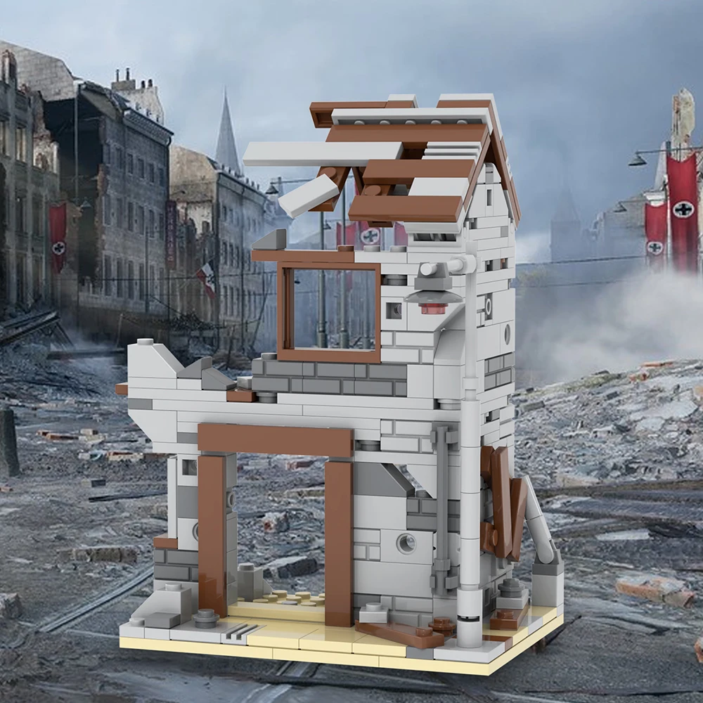Wholesale Military Battlefield Ruins MOC MOOXI MOC5060 Blocks & Model Building Toys Bricks Promotional Toys Baseplate