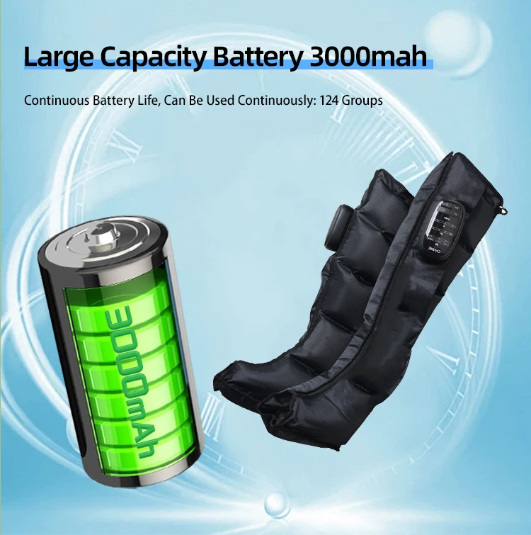 Factory Price Dvt Lymphatic Drainage Rapid Sport Recovery System Air Compression Boots Leg Massager Therapy System