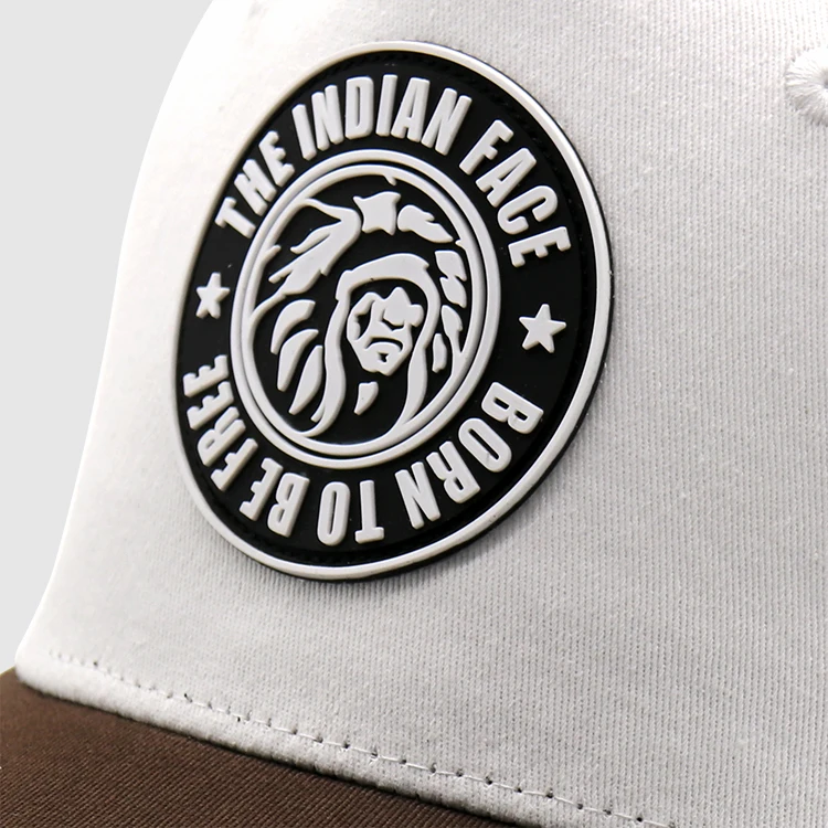 Custom 5-Panel Trucker Hat Cap 100% Cotton Mesh Adult Outdoor Casual Summer Use Rubber Patch Embroidered Logo Baseball Cap Style