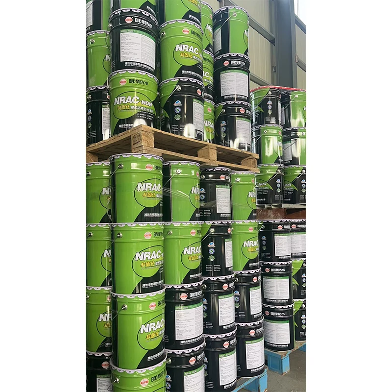 Rubber asphalt non curing paint black asphalt waterproof coating floor and roof works floor and roof works waterproof coating