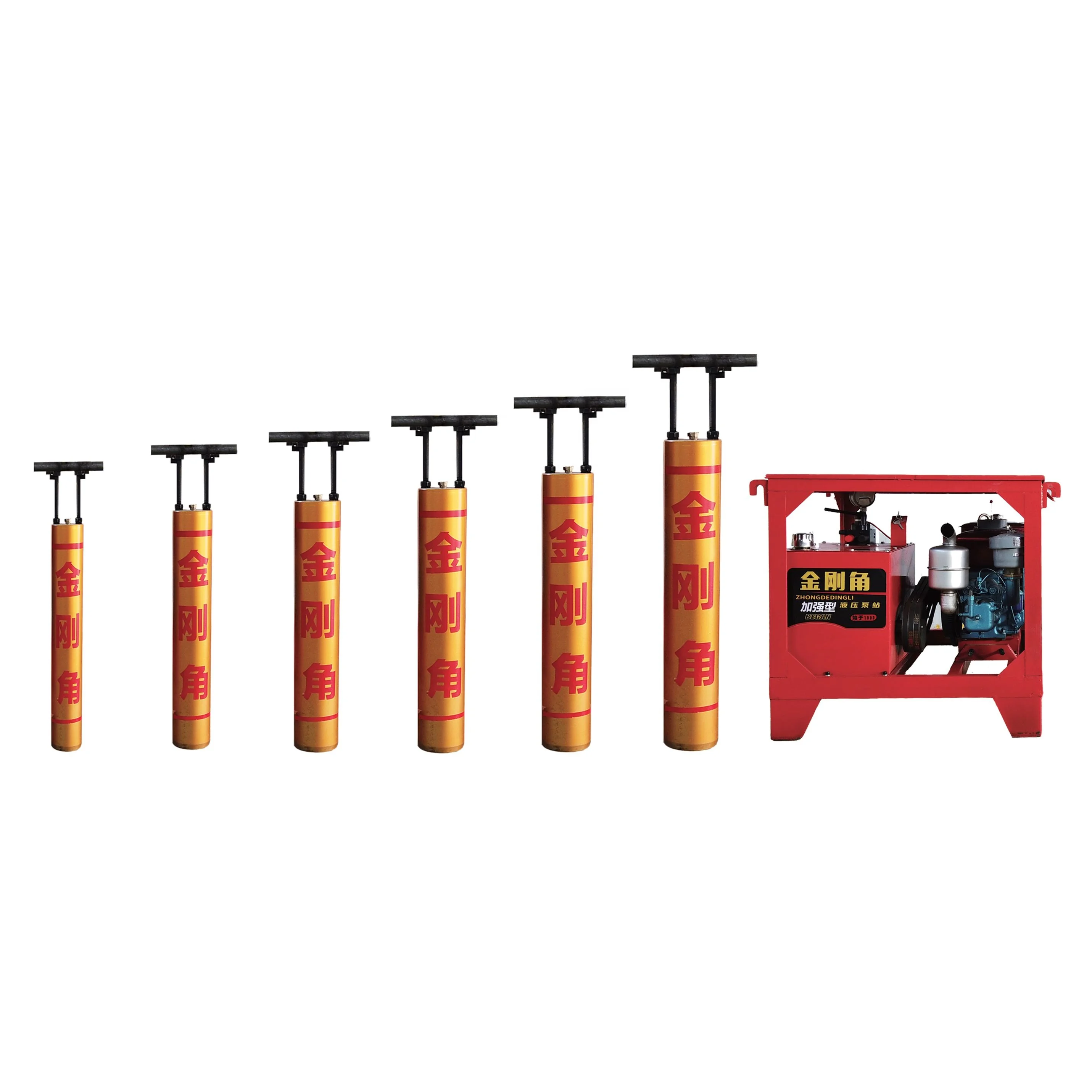 Dingli high efficient demolishing or breaking concrete block  machine,hydraulic piston rock splitter
