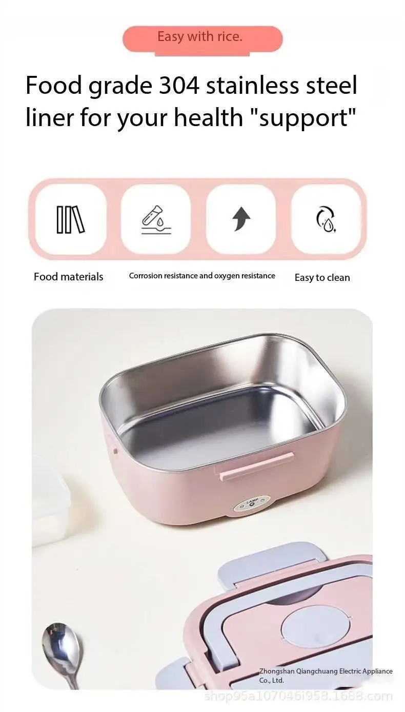 Heating Electric Lunch box  Food Warmer Customized Portable  car food Warmer Heater