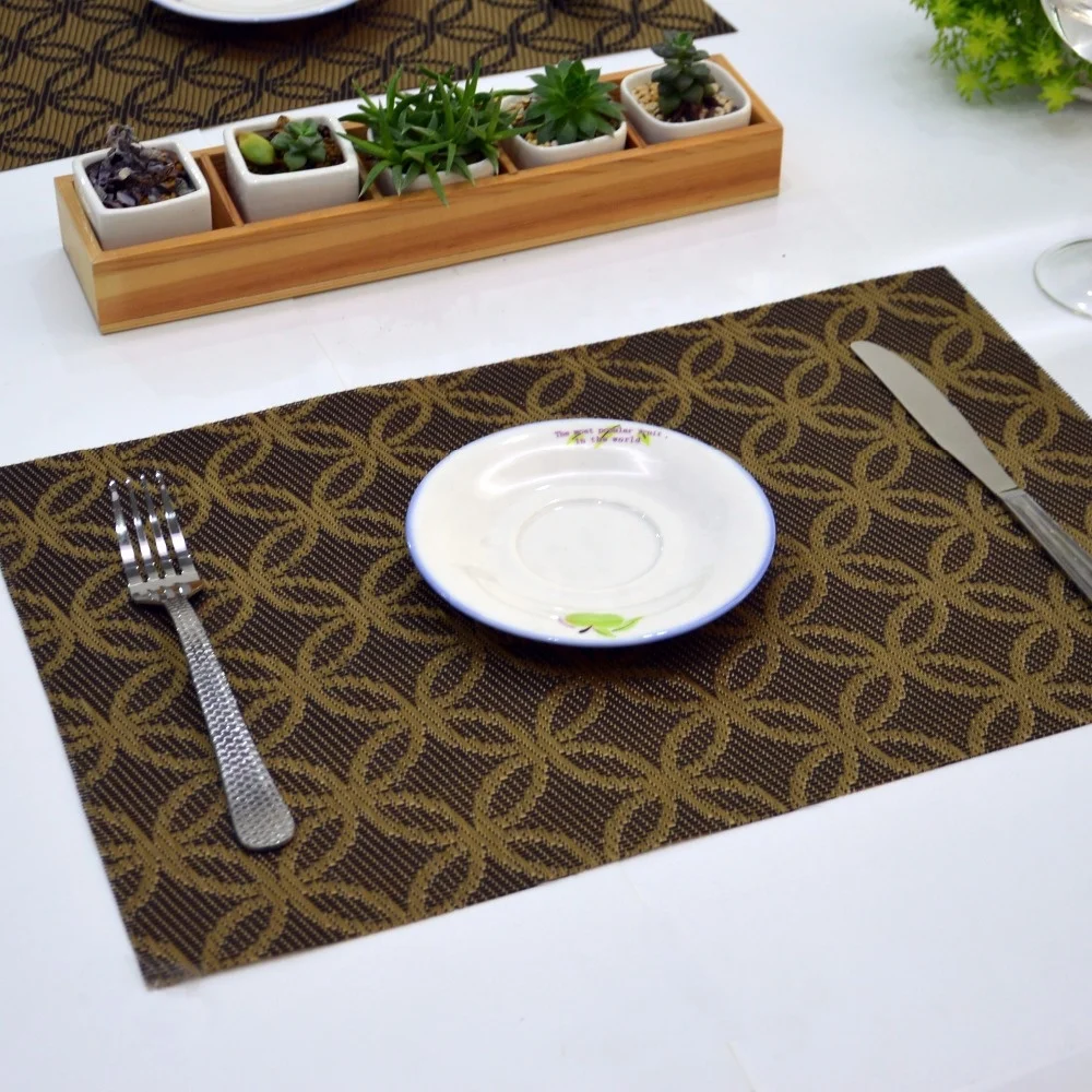 45cm*30cm Low price guaranteed quality handmade dining table mat