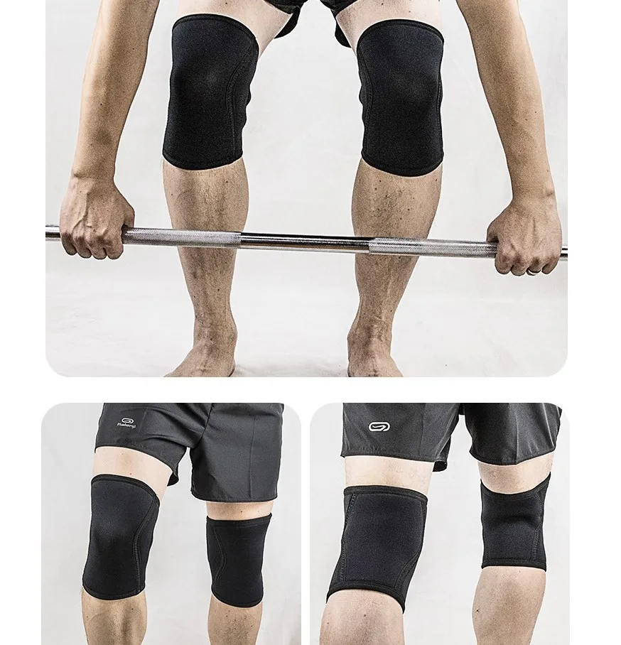 New arrival Adjustable Nylon Pressurization Knee pad Compression sports fitness Neoprene Knee Support brace