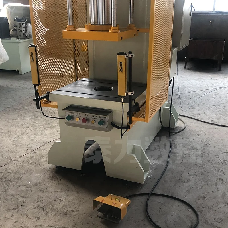100 tons of sheet metal tensile forming single-arm automatic hydraulic press 160 tons of stainless steel single-arm press