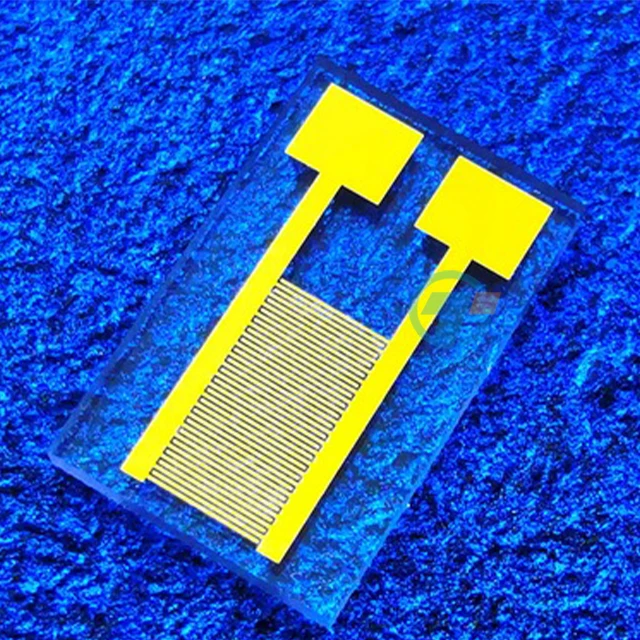 50 microns Interdigital finger electrode Quartz glass capacitor array MEMS Gas Creature Special sensor Photoelectric detection